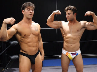 Johnny Bronco vs. Travis Maverick - Muscle Worship